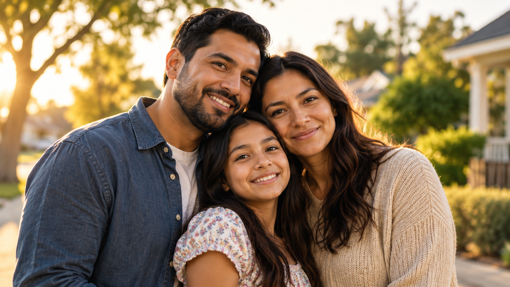 Familia representando opciones relacionadas con NACARA